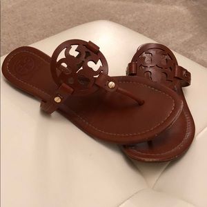 Tory Burch Miller Sandals Vachetta size 8.5